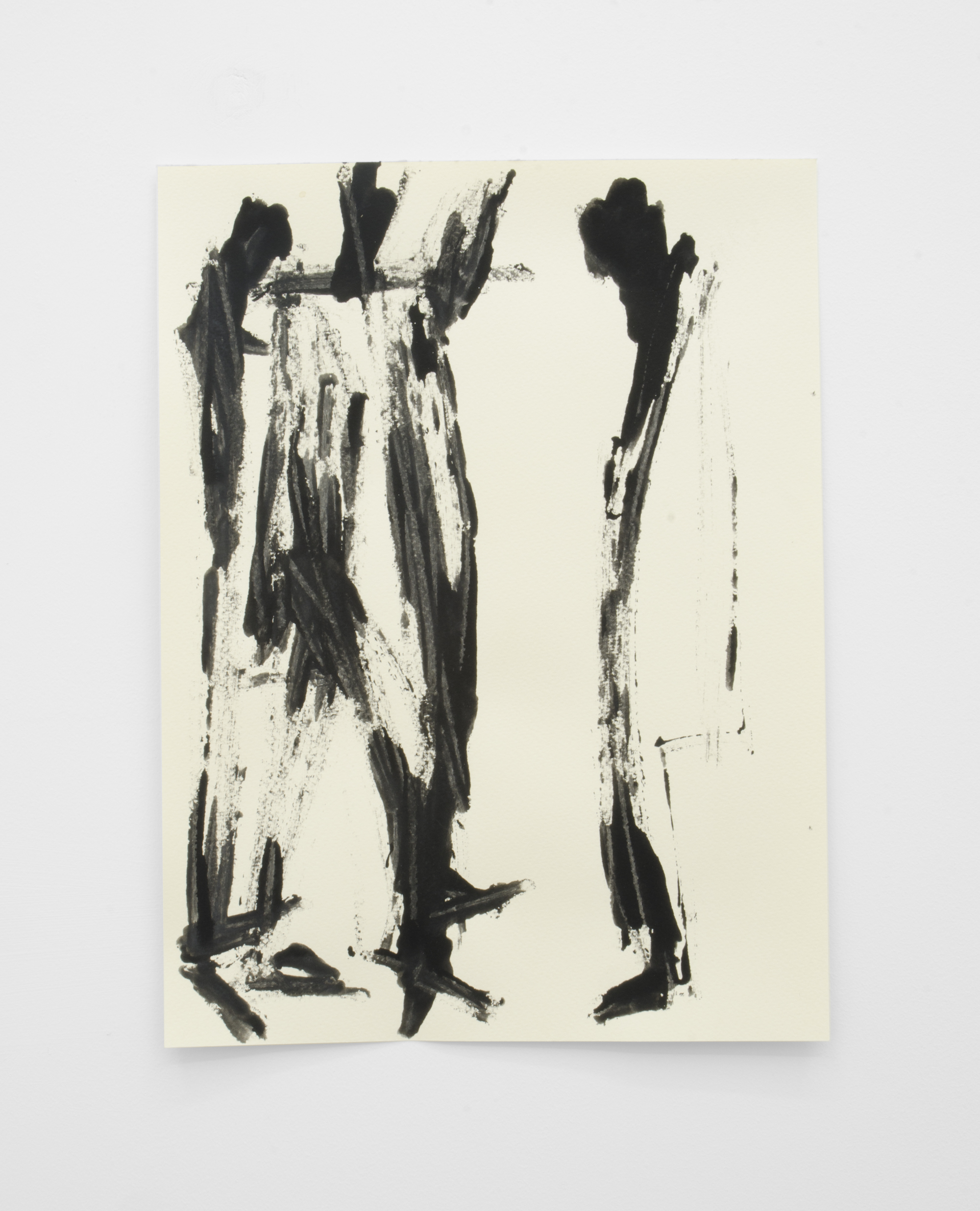 Deo-Drawing (Portrait 8)2017Printing ink on paper29.7 x 21 cm