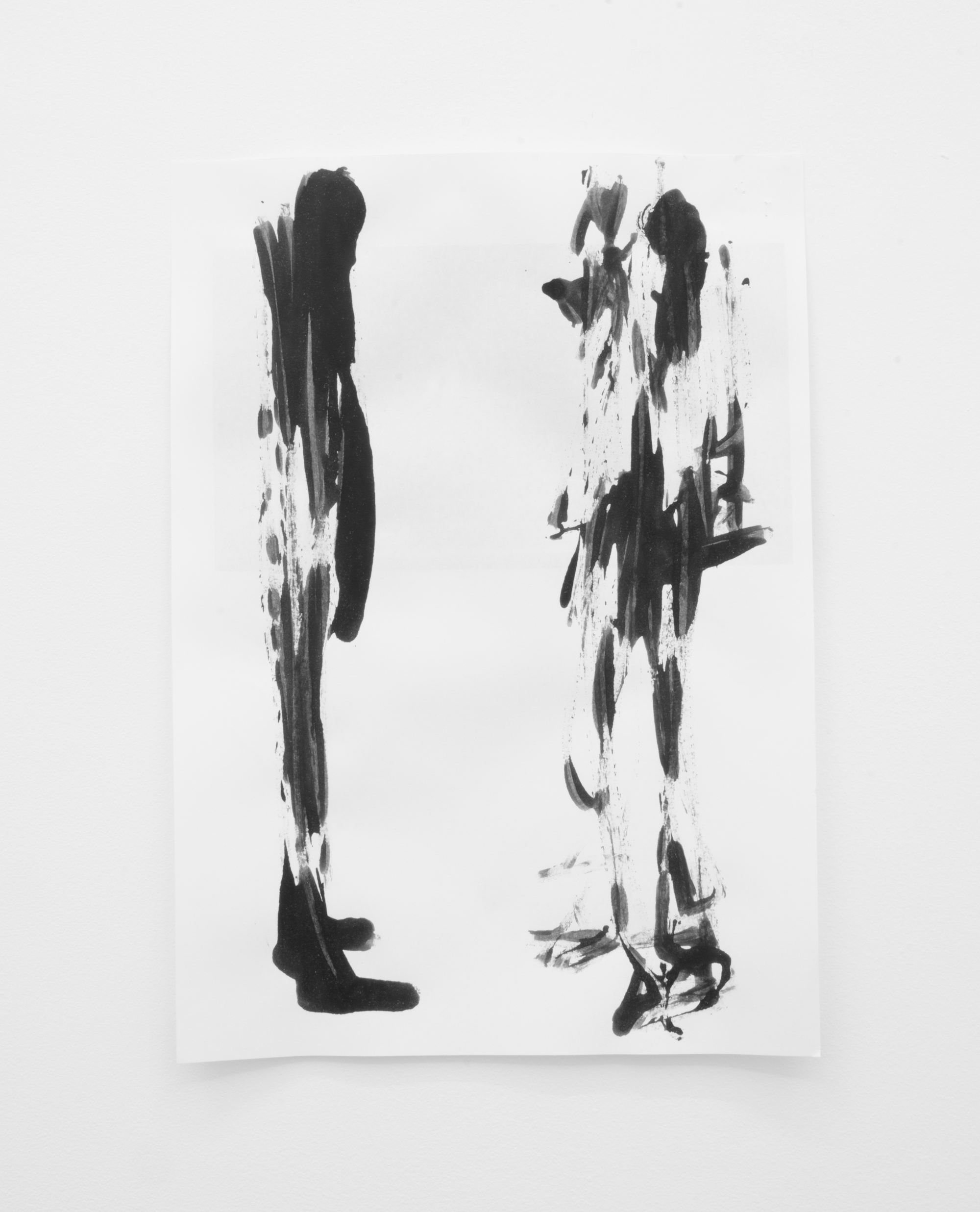 Deo-Drawing (Portrait 1)2017Printing ink on paper29.7 x 21 cm